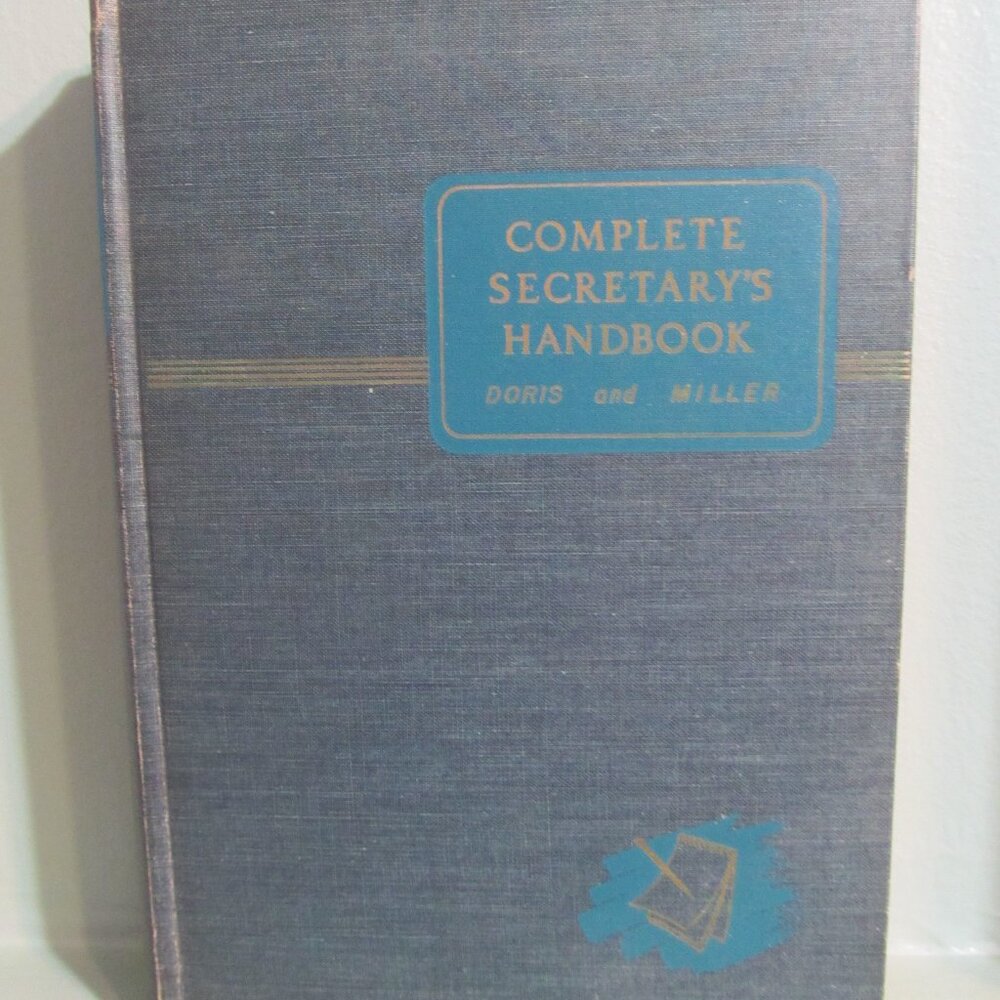 Complete Secretary's Handbook by Lillian Doris 1951 Vintage